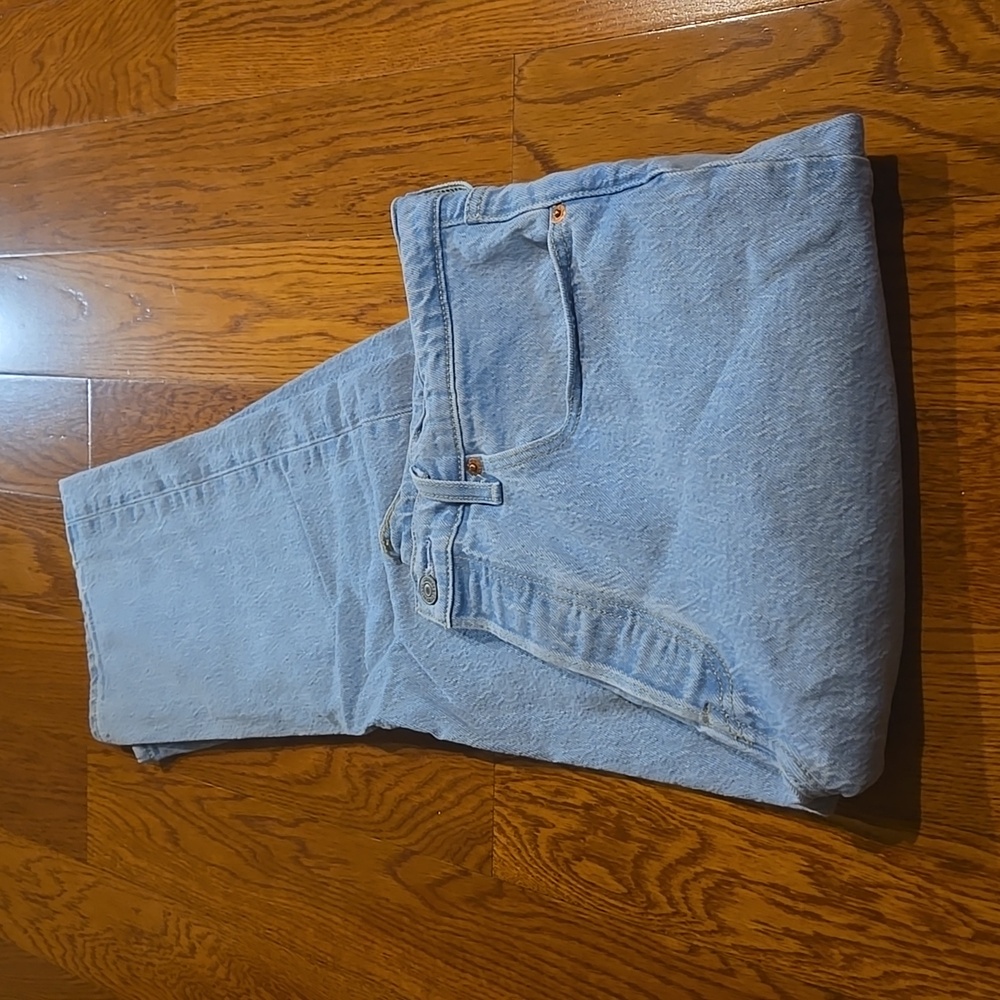 Levi 501 Denim Samba Cropped Jeans W32 L26